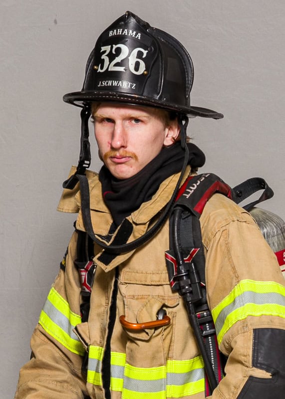 Jordon Schwartz, Bahama Volunteer Fire Department