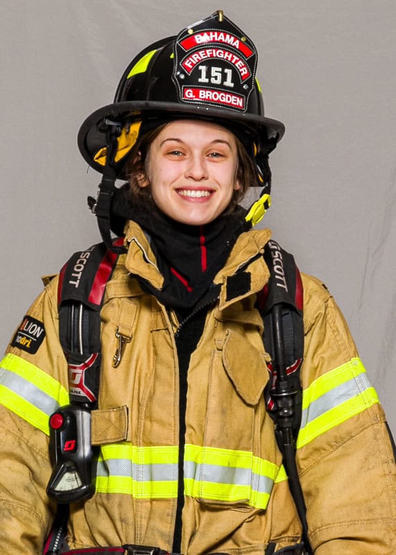 Gracelyn Brogden, Bahama Volunteer Fire Department